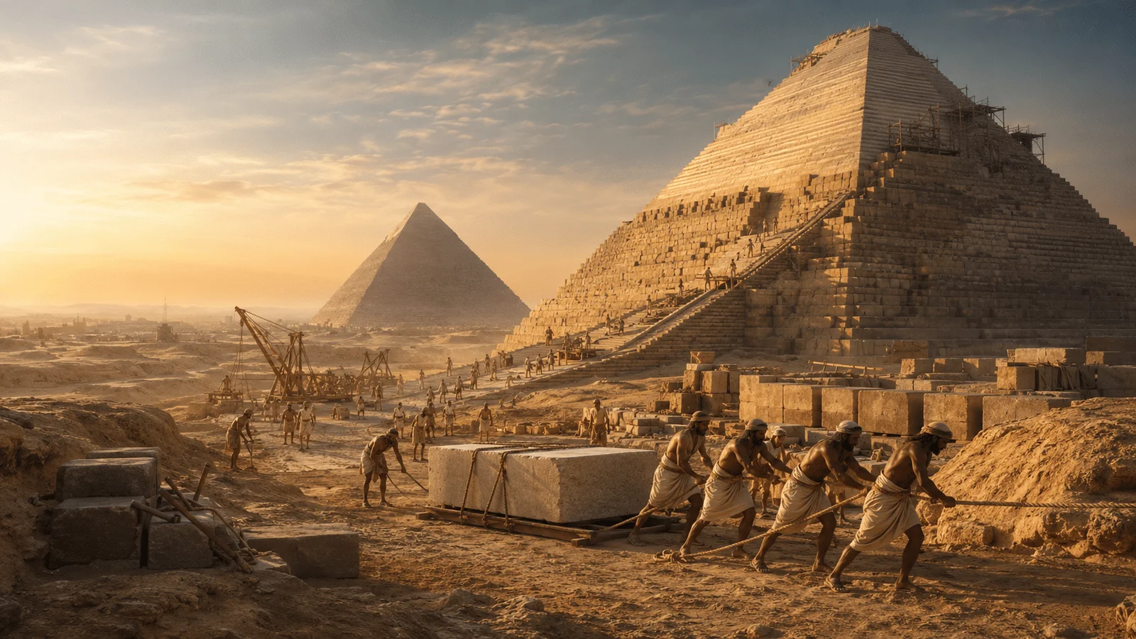 How Were the Pyramids Built